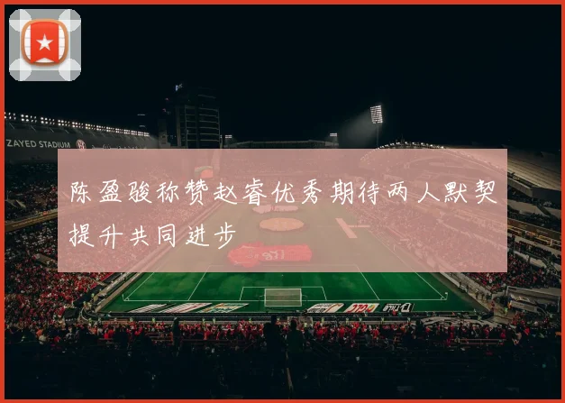 陈盈骏称赞赵睿优秀期待两人默契提升共同进步